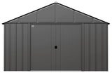 Arrow Classic 12x14-ft Charcoal Corrosion-Resistant Metal Shed image 2
