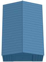 Arrow Classic 12x17-ft Blue Grey Corrosion-Resistant Metal Shed image 3