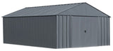 Arrow Classic 12x17-ft Charcoal Corrosion-Resistant Metal Shed image 2