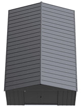 Arrow Classic 12x17-ft Charcoal Corrosion-Resistant Metal Shed image 3