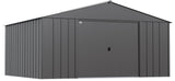 Arrow Classic 14x12-ft Charcoal Lockable Metal Shed image 2