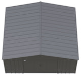 Arrow Classic 14x12-ft Charcoal Lockable Metal Shed image 4