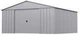 Arrow Classic 14x14-ft Flute Grey Corrosion-Resistant Steel Shed image 2