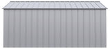 Arrow Classic 14x14-ft Flute Grey Corrosion-Resistant Steel Shed image 4