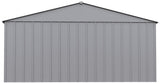 Arrow Classic 14x14-ft Flute Grey Corrosion-Resistant Steel Shed image 6