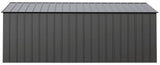 Arrow Classic 14x17-ft Charcoal Corrosion-Resistant Steel Shed image 5