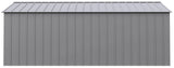 Arrow Classic 14x17-ft Flute Grey Corrosion-Resistant Metal Shed image 5