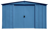 Arrow Classic Galvanized Steel Storage Shed, Blue Grey, 10-ft x 12-ft image 4
