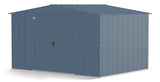 Arrow Classic Galvanized Steel Storage Shed, Blue Grey, 10-ft x 8-ft image 2