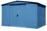 Arrow Classic Galvanized Steel Storage Shed, Blue Grey, 10-ft x 8-ft image 3