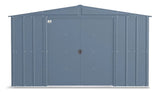 Arrow Classic Galvanized Steel Storage Shed, Blue Grey, 10-ft x 8-ft image 6