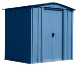 Arrow Classic Galvanized Steel Storage Shed, Blue Grey, 6-ft x 5-ft