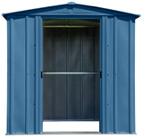 Arrow Classic Galvanized Steel Storage Shed, Blue Grey, 6-ft x 5-ft image 5