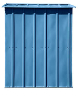 Arrow Classic Galvanized Steel Storage Shed, Blue Grey, 6-ft x 5-ft image 6