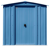 Arrow Classic Galvanized Steel Storage Shed, Blue Grey, 6-ft x 7-ft image 4