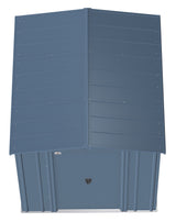 Arrow Classic Galvanized Steel Storage Shed, Blue Grey, 6-ft x 7-ft image 5