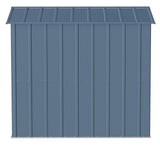 Arrow Classic Galvanized Steel Storage Shed, Blue Grey, 6-ft x 7-ft image 6