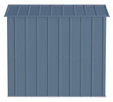Arrow Classic Galvanized Steel Storage Shed, Blue Grey, 6-ft x 7-ft image 7