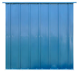 Arrow Classic Galvanized Steel Storage Shed, Blue Grey, 8-ft x 6-ft image 6