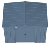 Arrow Classic Galvanized Steel Storage Shed, Blue Grey, 8-ft x 6-ft image 8