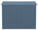 Arrow Classic Galvanized Steel Storage Shed, Blue Grey, 8-ft x 8-ft image 5