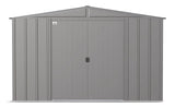 Arrow Classic Galvanized Steel Storage Shed, Charcoal, 10-ft x 8-ft image 6