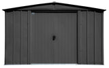 Arrow Classic Galvanized Steel Storage Shed, Charcoal, 10-ft x 8-ft image 8