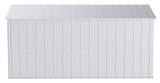 Arrow Classic Galvanized Steel Storage Shed, Flute Grey, 10-ft x 14-ft image 7