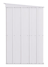 Arrow Classic Galvanized Steel Storage Shed, Flute Grey, 10-ft x 4-ft image 5