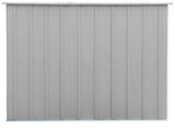 Arrow Classic Galvanized Steel Storage Shed, Flute Grey, 10-ft x 8-ft image 6