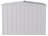 Arrow Classic Galvanized Steel Storage Shed, Flute Grey, 8-ft x 8-ft image 7