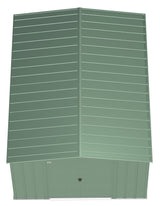 Arrow Classic Galvanized Steel Storage Shed, Sage Green, 10-ft x 14-ft image 6