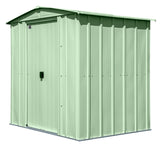 Arrow Classic Galvanized Steel Storage Shed, Sage Green, 6-ft x 5-ft image 3