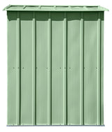 Arrow Classic Galvanized Steel Storage Shed, Sage Green, 6-ft x 5-ft image 6