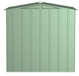 Arrow Classic Galvanized Steel Storage Shed, Sage Green, 6-ft x 5-ft image 8