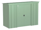 Arrow Classic Galvanized Steel Storage Shed, Sage Green, 8-ft x 4-ft