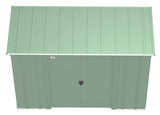 Arrow Classic Galvanized Steel Storage Shed, Sage Green, 8-ft x 4-ft image 6