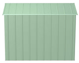 Arrow Classic Galvanized Steel Storage Shed, Sage Green, 8-ft x 4-ft image 7