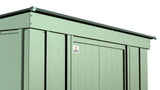 Arrow Classic Galvanized Steel Storage Shed, Sage Green, 8-ft x 4-ft image 8