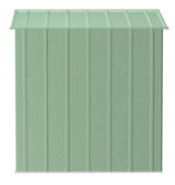 Arrow Classic Galvanized Steel Storage Shed, Sage Green, 8-ft x 6-ft image 4
