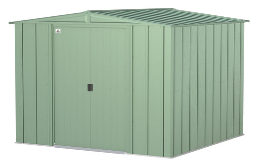 Arrow Classic Galvanized Steel Storage Shed, Sage Green, 8-ft x 8-ft