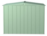 Arrow Classic Galvanized Steel Storage Shed, Sage Green, 8-ft x 8-ft image 7