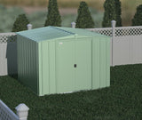 Arrow Classic Galvanized Steel Storage Shed, Sage Green, 8-ft x 8-ft image 8