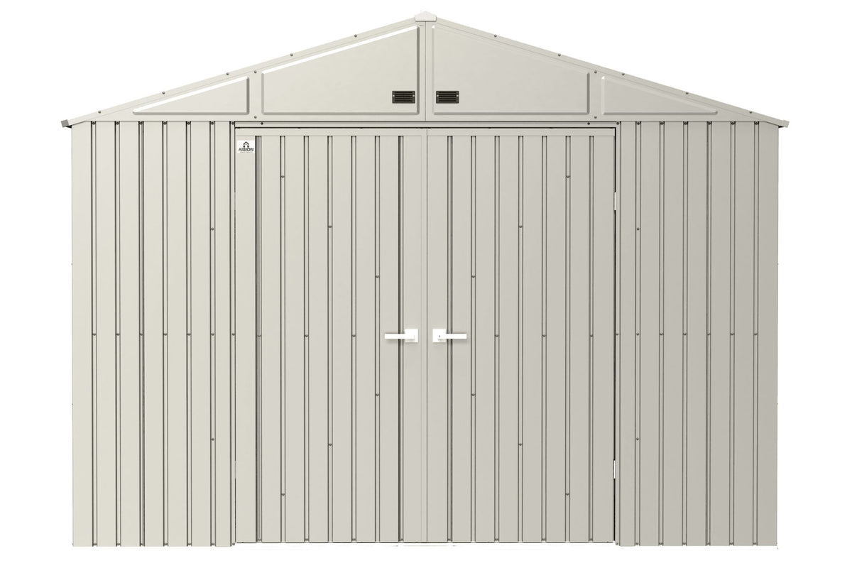 Arrow Elite 10x12-ft Cool Grey Corrosion-Resistant Steel Storage Shed
