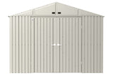Arrow Elite 10x12-ft Cool Grey Corrosion-Resistant Steel Storage Shed