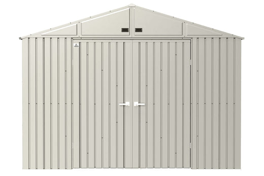 Arrow Elite 10x12-ft Cool Grey Corrosion-Resistant Steel Storage Shed