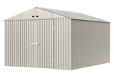 Arrow Elite 10x12-ft Cool Grey Corrosion-Resistant Steel Storage Shed image 2