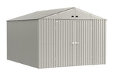 Arrow Elite 10x12-ft Cool Grey Corrosion-Resistant Steel Storage Shed image 3