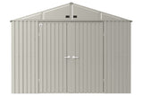 Arrow Elite 10x14-ft Cool Grey Corrosion-Resistant Steel Shed