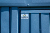 Arrow Elite 12x14-ft Blue Grey Corrosion-Resistant Steel Shed image 6